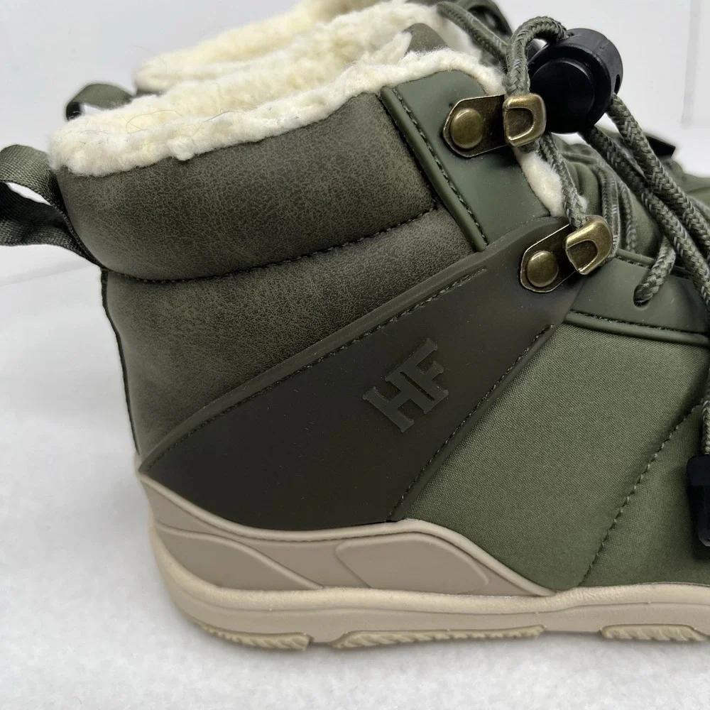 HF‎ Azura Ergonomic Supportive Winter Barefoot Shoes Green Women's 38 EU 7.5 / 8